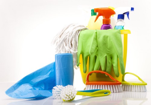 Professional exterior cleaning in Balham street setting