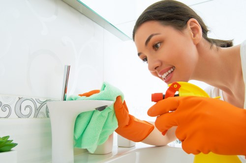 Professional Balham cleaners refreshing a home interior