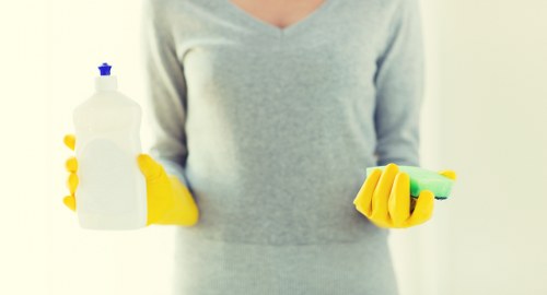 Steam cleaning carpets in a Balham home