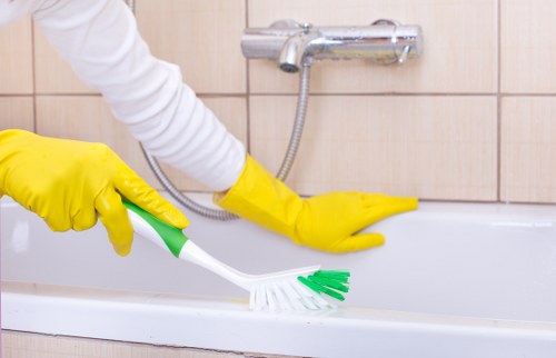 Balham cleaning service maintaining a shared property space