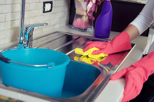 Local office cleaning team servicing a Balham business